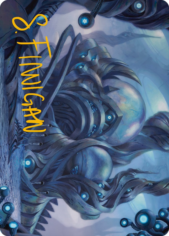 The Surgical Bay Art Card (Gold-Stamped Signature) [Phyrexia: All Will Be One Art Series] | The CG Realm