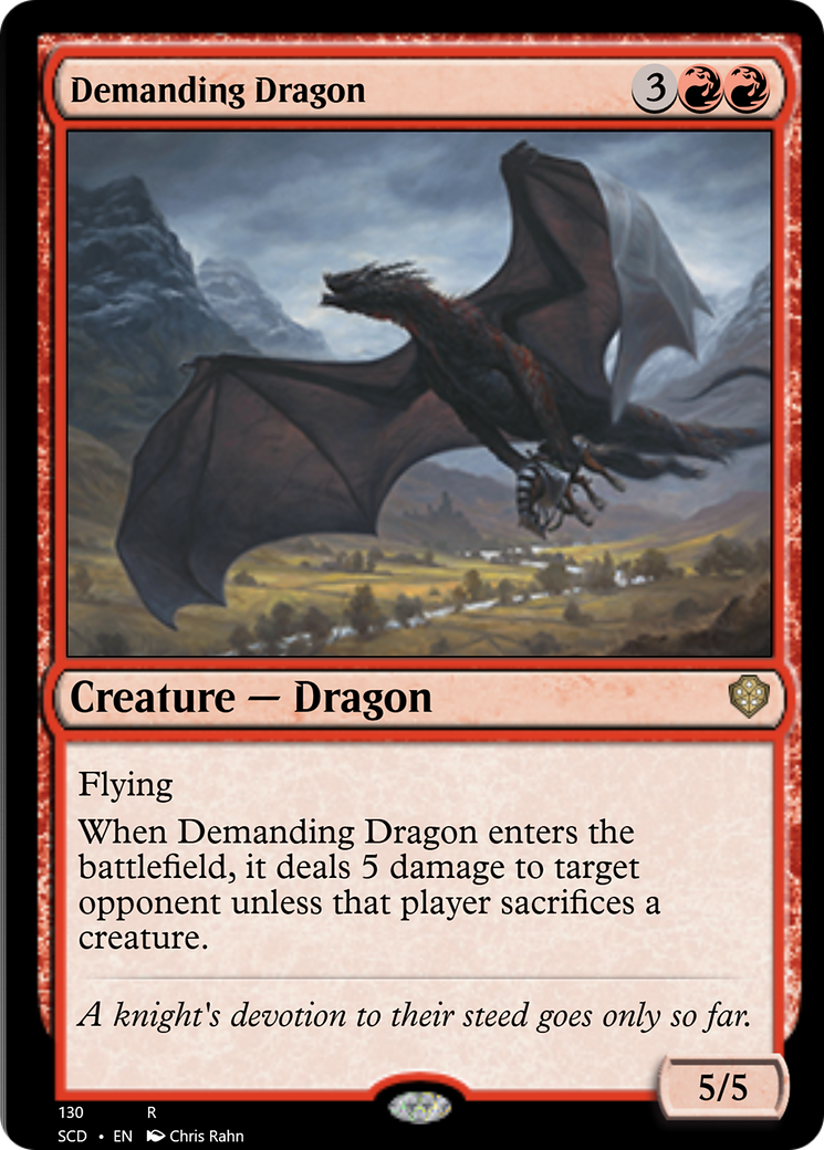 Demanding Dragon [Starter Commander Decks] | The CG Realm