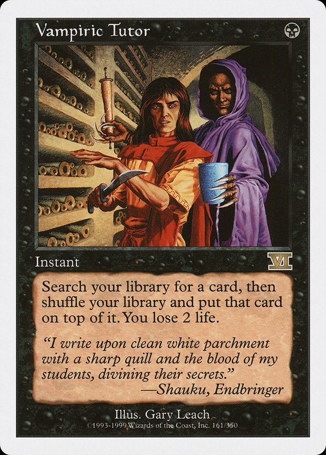 Vampiric Tutor [Classic Sixth Edition] | The CG Realm