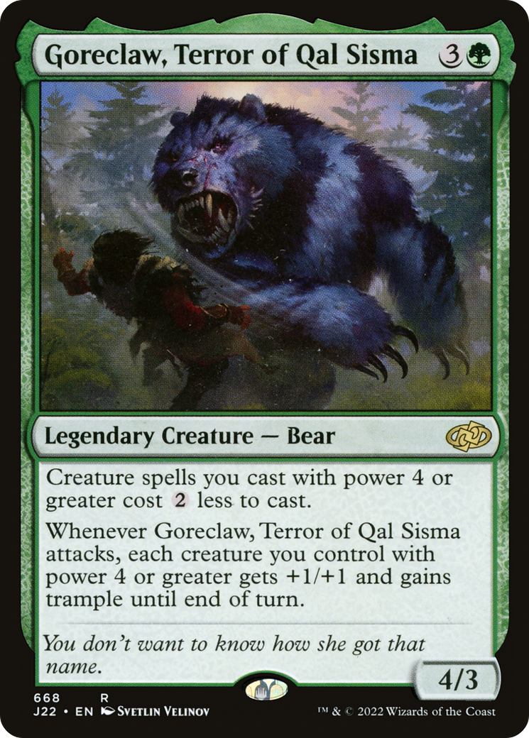 Goreclaw, Terror of Qal Sisma [Jumpstart 2022] | The CG Realm