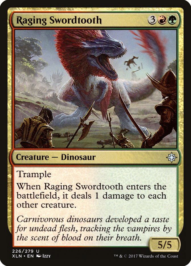 Raging Swordtooth [Ixalan] | The CG Realm