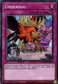 Underdog [BLVO-EN092] Secret Rare | The CG Realm