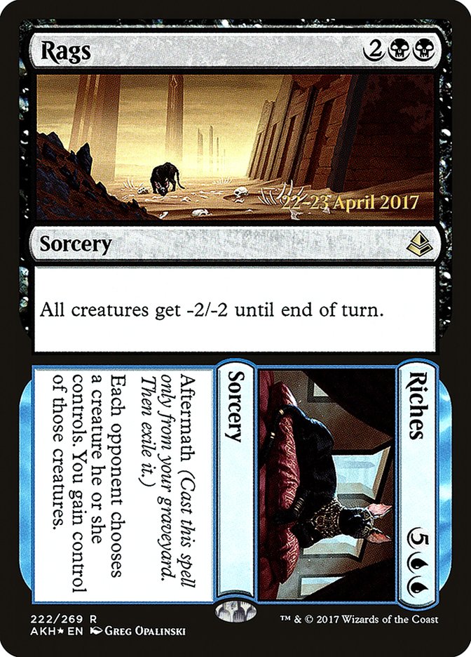 Rags // Riches [Amonkhet Prerelease Promos] | The CG Realm