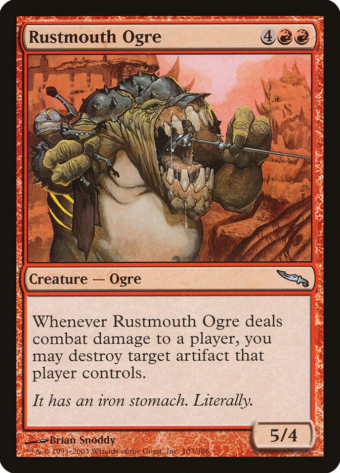 Rustmouth Ogre [Mirrodin] | The CG Realm