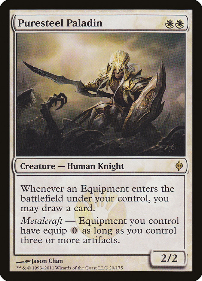 Puresteel Paladin [New Phyrexia] | The CG Realm