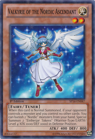 Valkyrie of the Nordic Ascendant [SP14-EN047] Starfoil Rare | The CG Realm