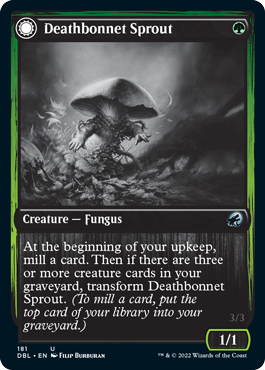 Deathbonnet Sprout (DBL-181) - Innistrad: Double Feature: (Double Faced Transform)