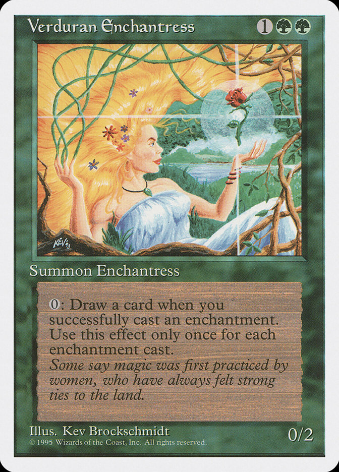 Verduran Enchantress [Fourth Edition] | The CG Realm