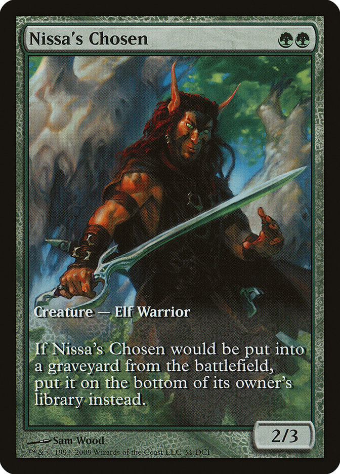 Nissa's Chosen (Game Day) (Extended Art) [Zendikar Promos] | The CG Realm