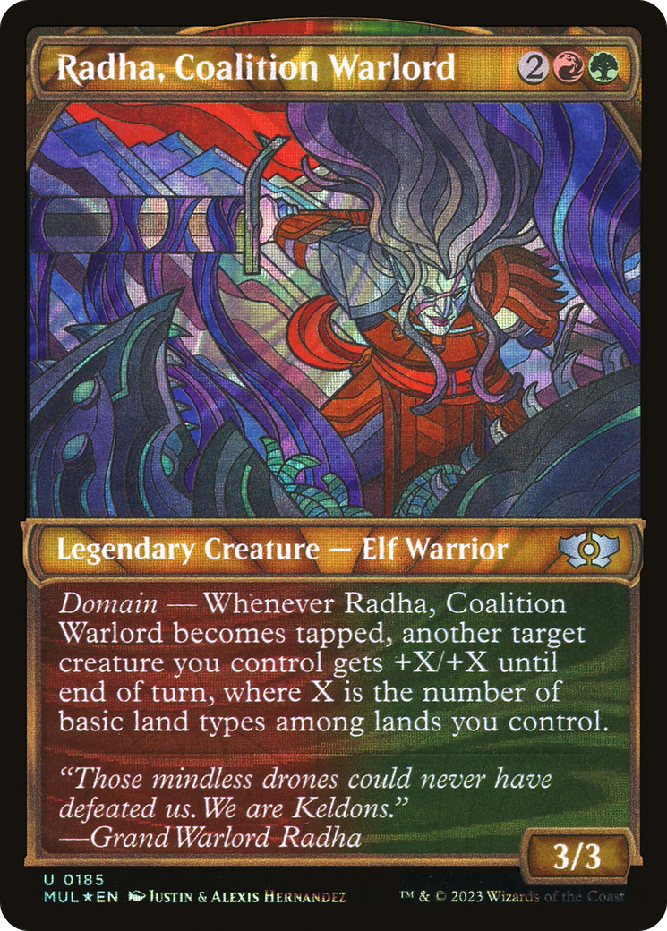 Radha, Coalition Warlord (Halo Foil) [Multiverse Legends] | The CG Realm