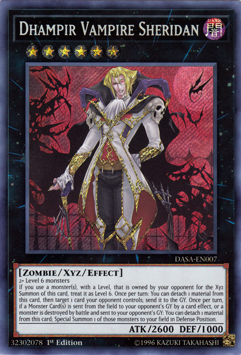 Dhampir Vampire Sheridan [DASA-EN007] Secret Rare | The CG Realm
