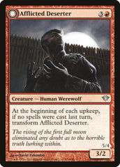 Afflicted Deserter // Werewolf Ransacker [Dark Ascension] | The CG Realm