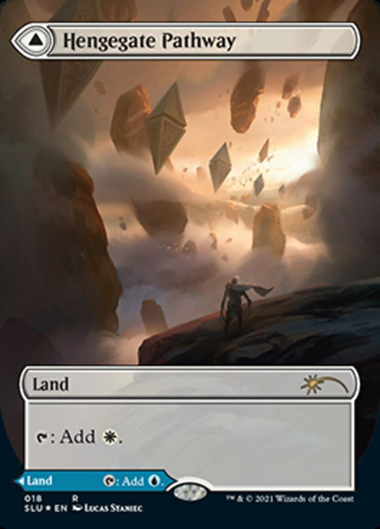 Hengegate Pathway (Borderless) (SLU-018) - Secret Lair: Ultimate Edition: (Showcase) Foil
