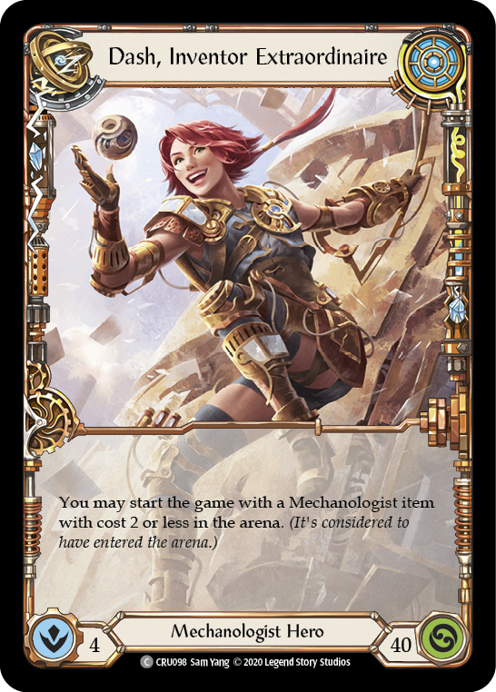 Dash, Inventor Extraordinaire [CRU098] (Crucible of War)  1st Edition Normal | The CG Realm