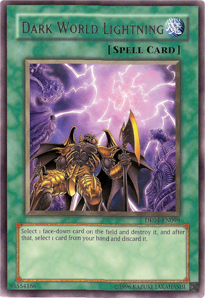 Dark World Lightning [DR04-EN098] Rare | The CG Realm