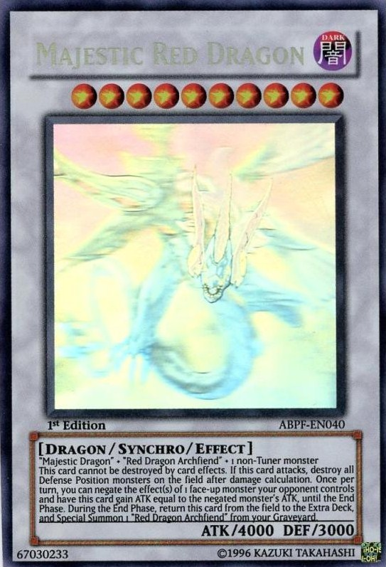 Majestic Red Dragon [ABPF-EN040] Ghost Rare | The CG Realm
