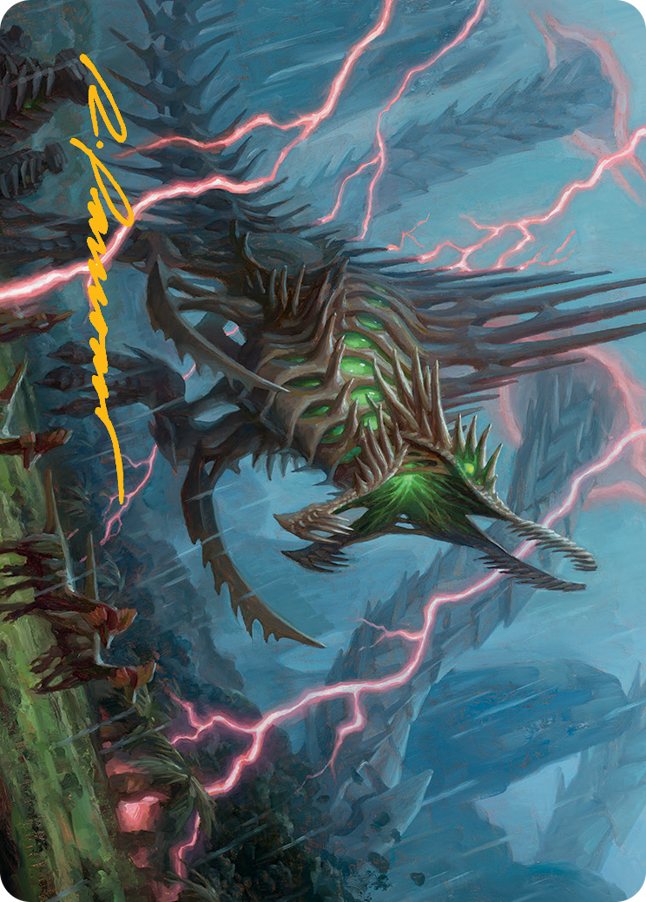 Etali, Primal Sickness Art Card (Gold-Stamped Signature) [March of the Machine Art Series] | The CG Realm