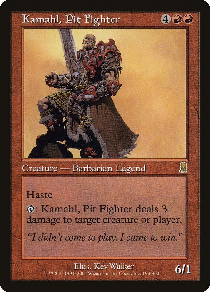Kamahl, Pit Fighter [Odyssey] | The CG Realm