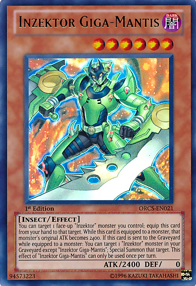 Inzektor Giga-Mantis [ORCS-EN021] Ultra Rare | The CG Realm