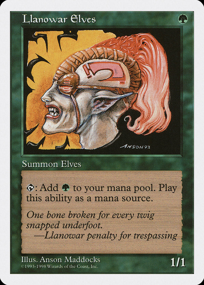 Llanowar Elves [Anthologies] | The CG Realm