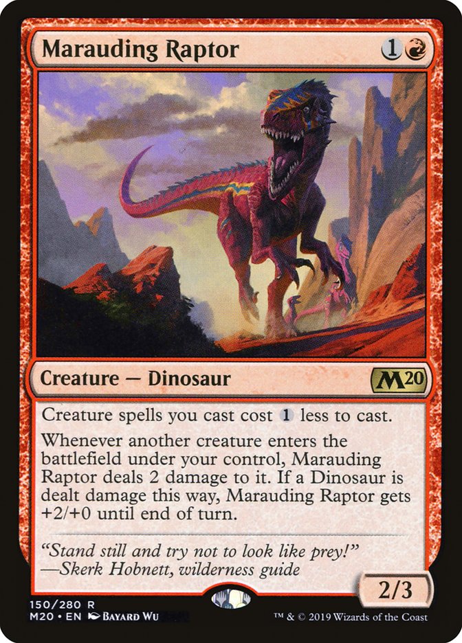 Marauding Raptor [Core Set 2020] | The CG Realm