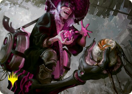 Undercity Scrounger Art Card (Gold-Stamped Signature) [Kamigawa: Neon Dynasty Art Series] | The CG Realm