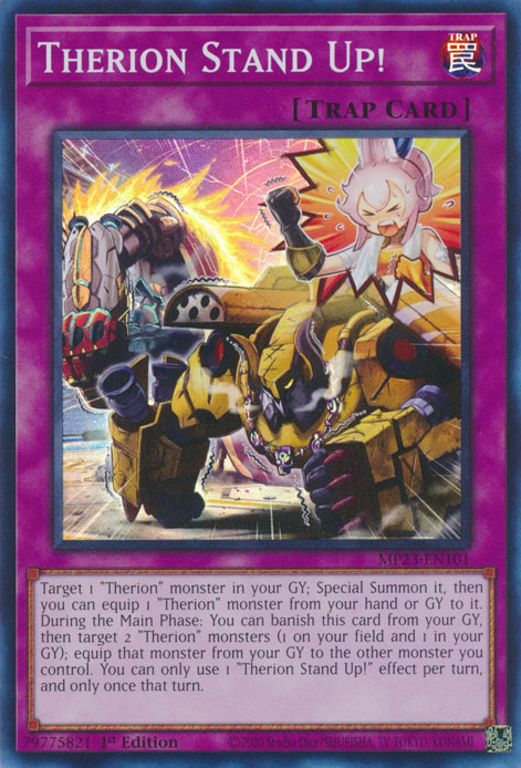 Therion Stand Up! [MP23-EN101] Super Rare | The CG Realm