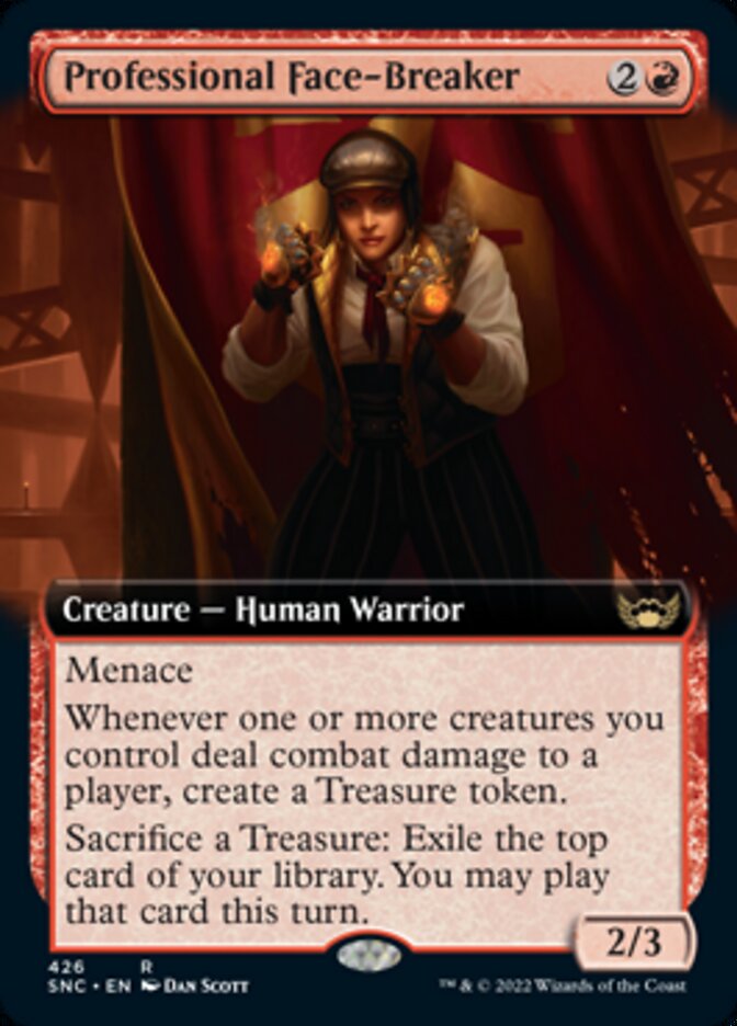 Professional Face-Breaker (Extended Art) [Streets of New Capenna] | The CG Realm