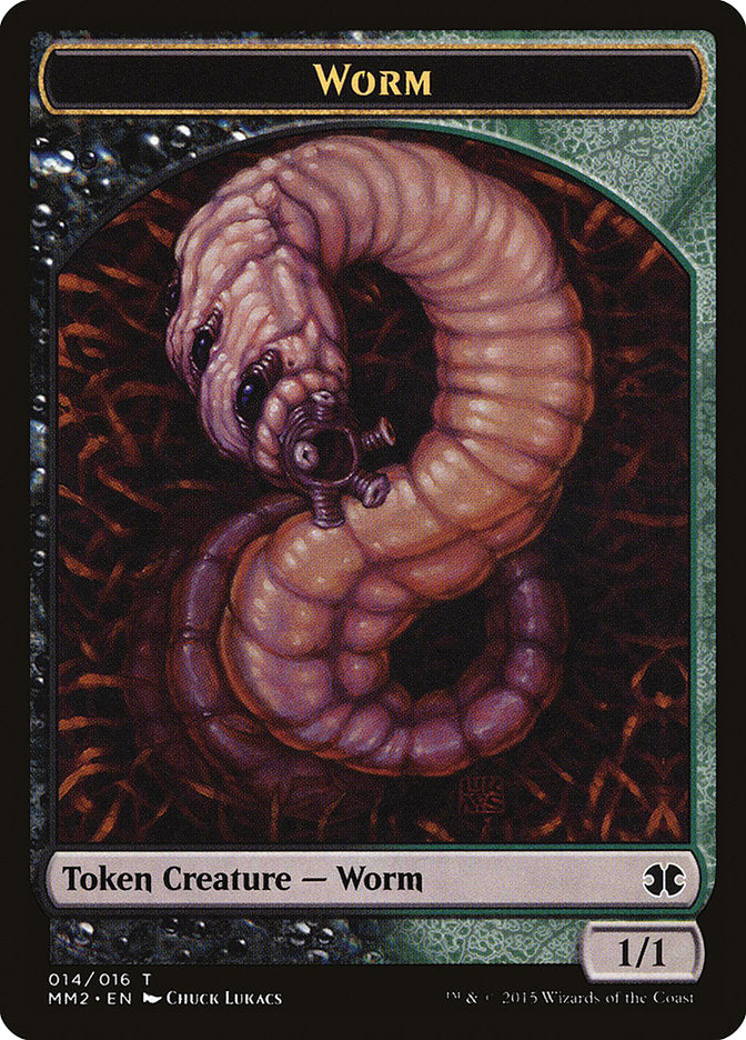 Worm Token [Modern Masters 2015 Tokens] | The CG Realm