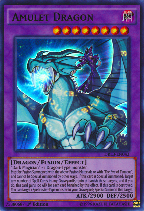 Amulet Dragon [DRL3-EN043] Ultra Rare | The CG Realm