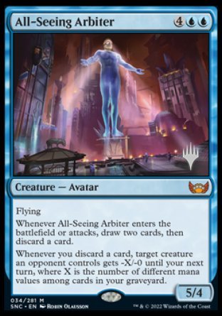 All-Seeing Arbiter (Promo Pack) [Streets of New Capenna Promos] | The CG Realm