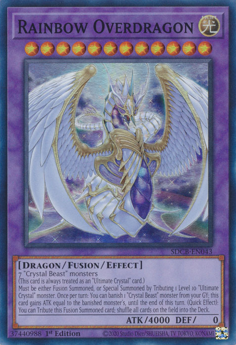 Rainbow Overdragon [SDCB-EN043] Super Rare | The CG Realm