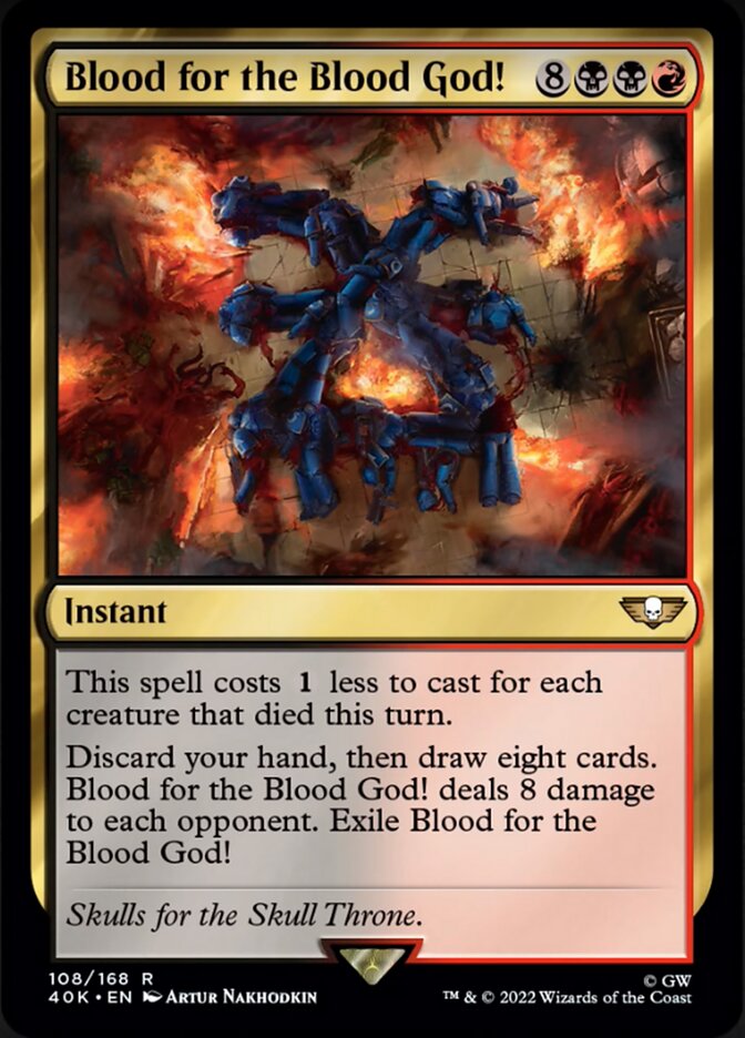 Blood for the Blood God! (Surge Foil) [Warhammer 40,000] | The CG Realm