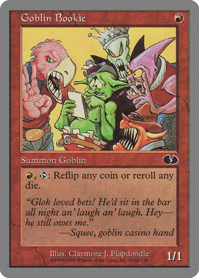 Goblin Bookie [Unglued] | The CG Realm