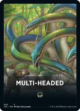 Multi-Headed Theme Card [Jumpstart 2022 Front Cards] | The CG Realm