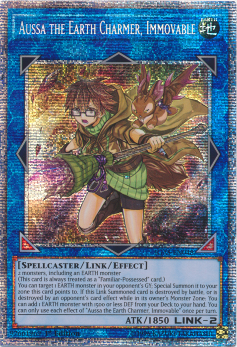Aussa the Earth Charmer, Immovable [IGAS-EN048] Starlight Rare | The CG Realm
