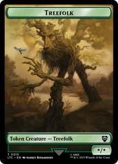 Treefolk // Food Token [The Lord of the Rings: Tales of Middle-Earth Commander Tokens] | The CG Realm