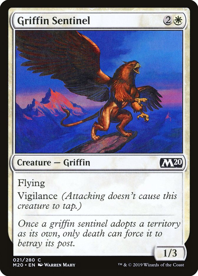 Griffin Sentinel [Core Set 2020] | The CG Realm