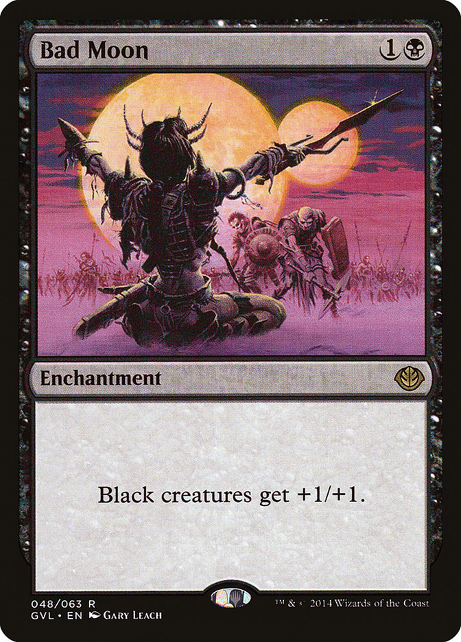 Bad Moon (Garruk vs. Liliana) [Duel Decks Anthology] | The CG Realm
