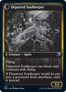 Devoted Grafkeeper (DBL-218) - Innistrad: Double Feature: (Double Faced Transform)