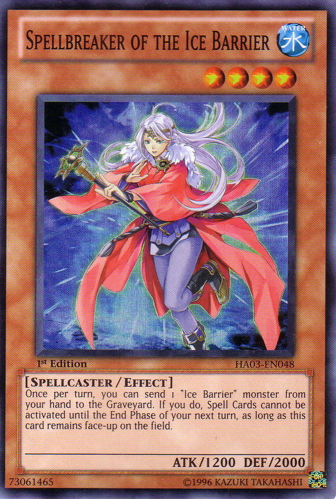 Spellbreaker of the Ice Barrier [HA03-EN048] Super Rare | The CG Realm