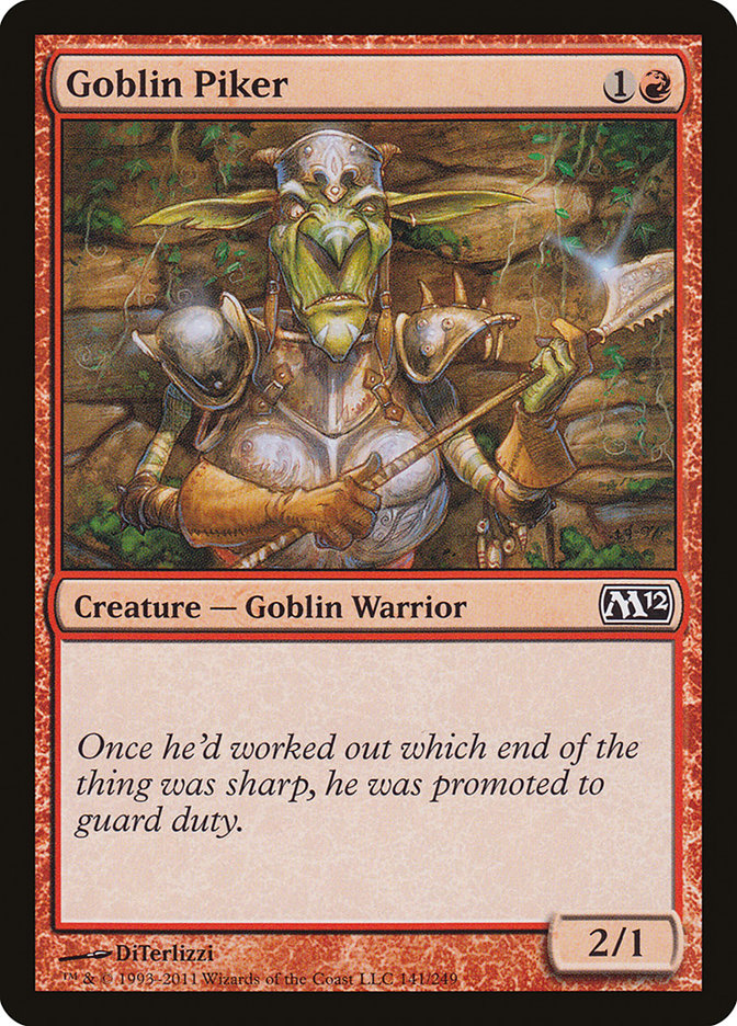 Goblin Piker [Magic 2012] | The CG Realm