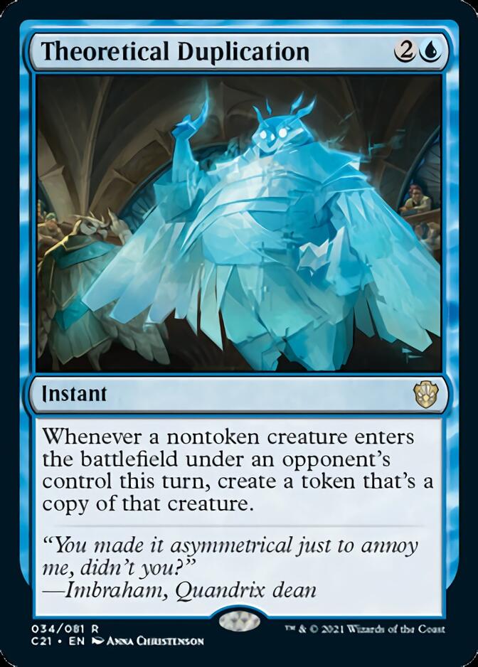 Theoretical Duplication [Commander 2021] | The CG Realm