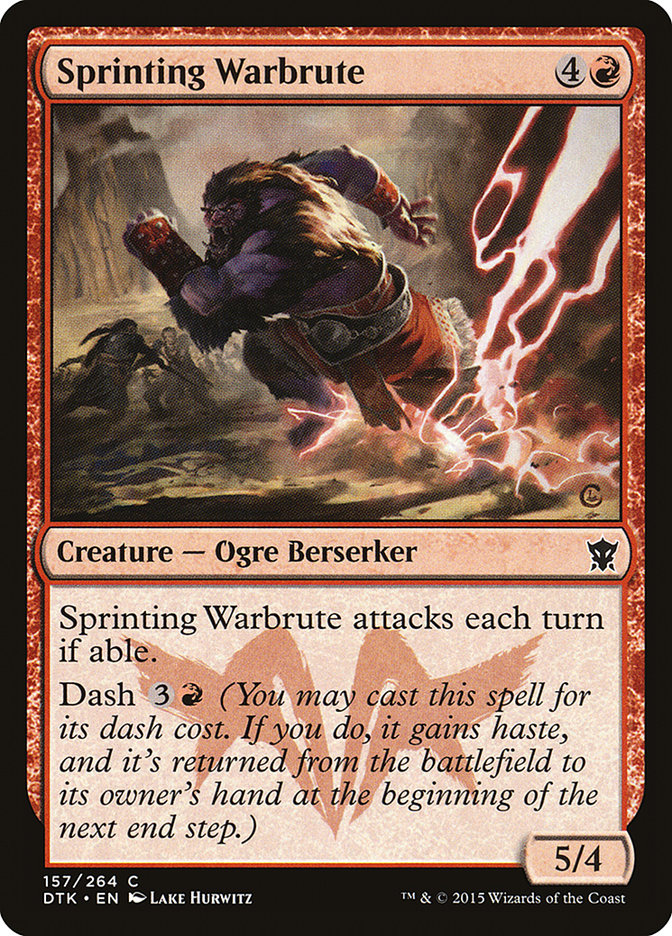 Sprinting Warbrute [Dragons of Tarkir] | The CG Realm