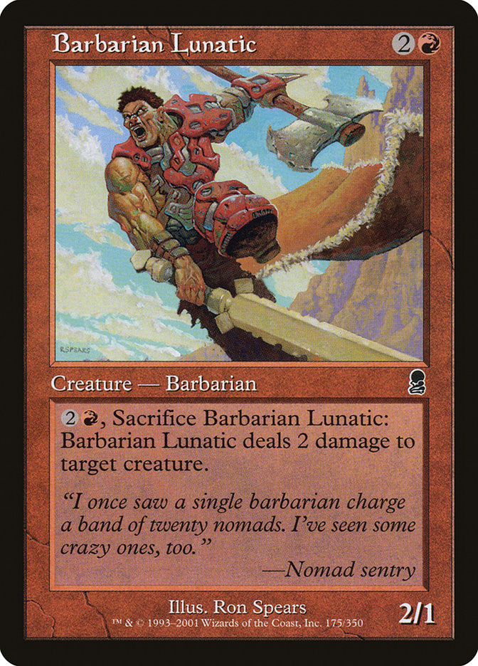 Barbarian Lunatic [Odyssey] | The CG Realm