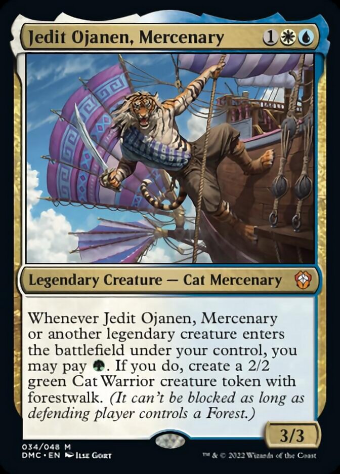 Jedit Ojanen, Mercenary [Dominaria United Commander] | The CG Realm