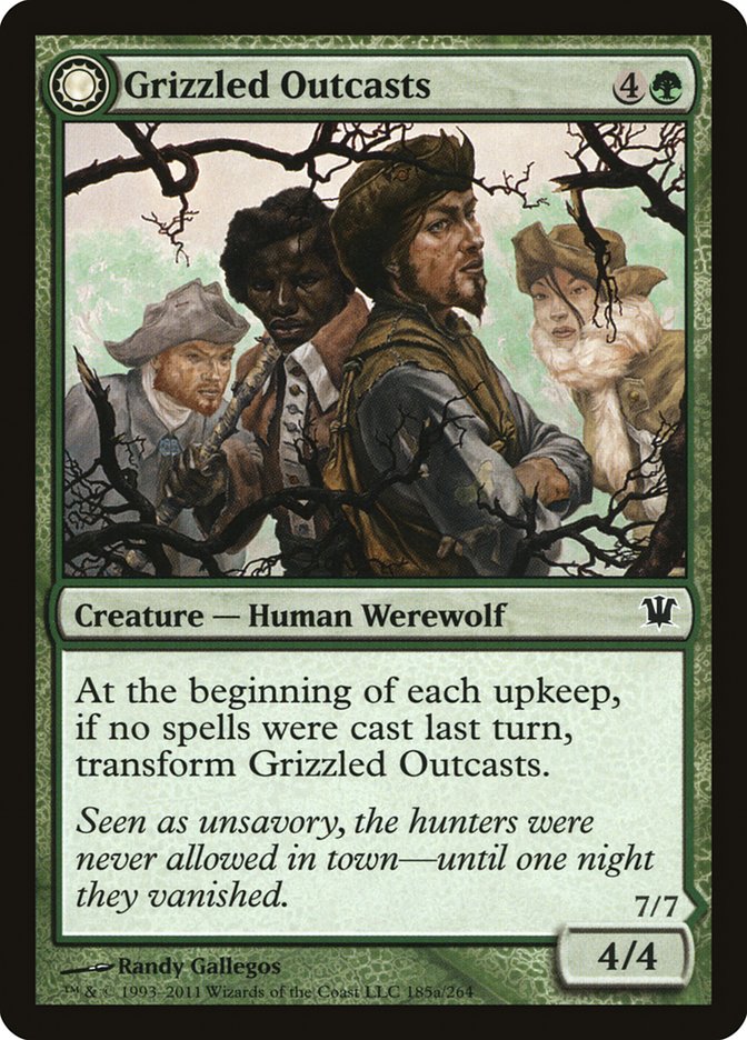 Grizzled Outcasts // Krallenhorde Wantons [Innistrad] | The CG Realm