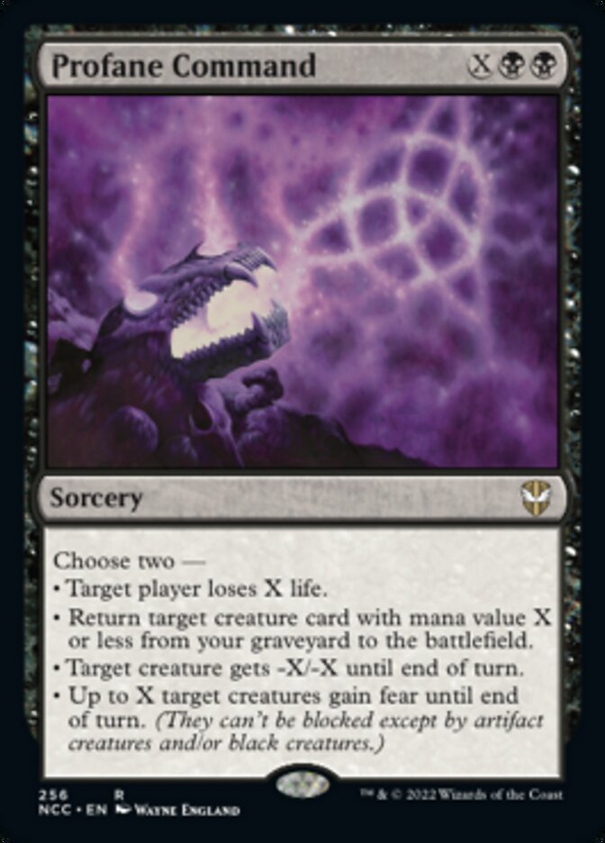 Profane Command [Streets of New Capenna Commander] | The CG Realm