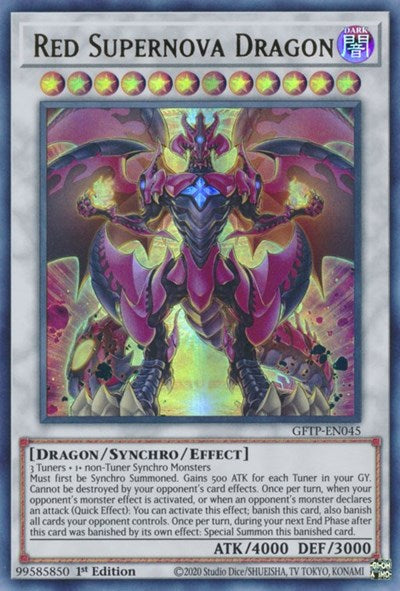 Red Supernova Dragon [GFTP-EN045] Ultra Rare | The CG Realm