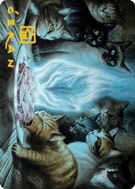 Can't Stay Away Art Card (Gold-Stamped Signature) [Innistrad: Midnight Hunt Art Series] | The CG Realm